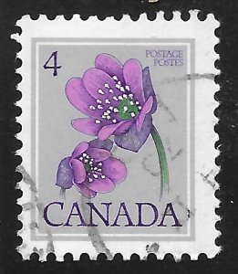 Canada #709 4c Flowers - Hepatica