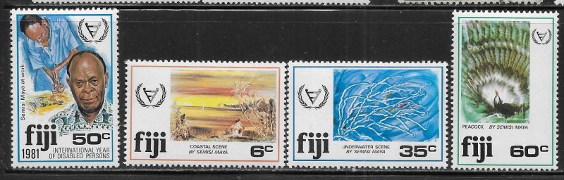 Fiji 438-441 International Year of the Disabled set MNH