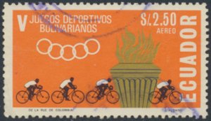 Ecuador  Sc# C436   Used  Bolivian Games  see details  / scans