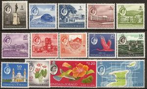 Trinidad & Tobago  89-102 Mint OG 1960 QEII Definitives