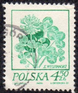 Poland 2022 - Used - 4.50z Clover (1974) (2)