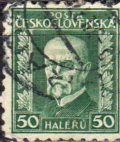 Czechoslovakia 128 - Used - 50h Gen./Pres.Thomas G. Masaryk (1926) (4)