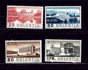 Switzerland 238-41 MNH 1938 set