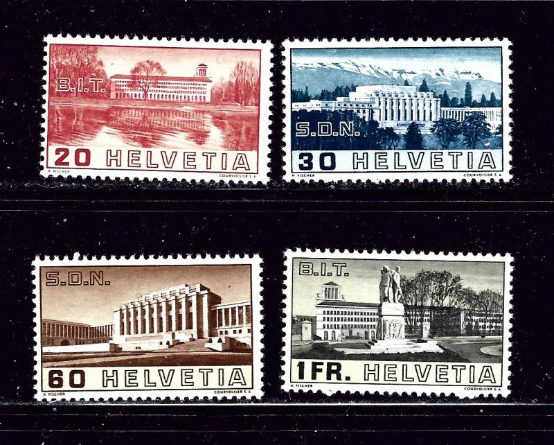 Switzerland 238-41 MNH 1938 set