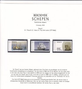 SA03 Grenada 2010 Worlds Famous Ships Noach  mint stamps