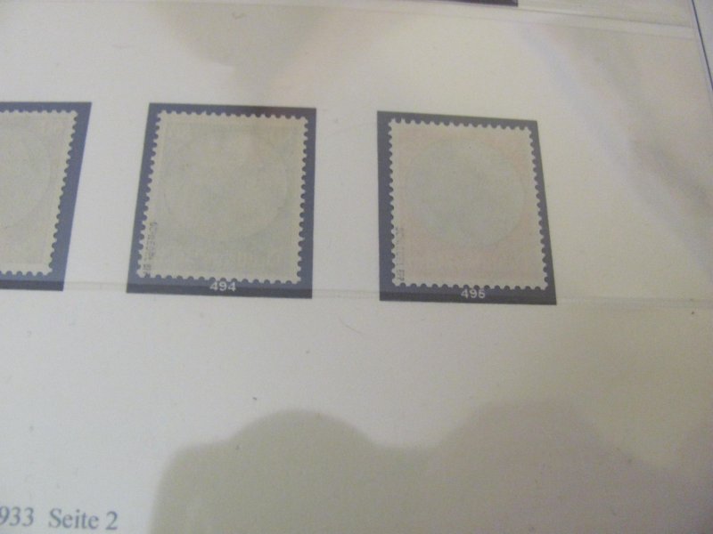Germany 1933 MNH SIGNED SCHLEGEL SC 401-414  VF/XF 1100 EUROS (174)