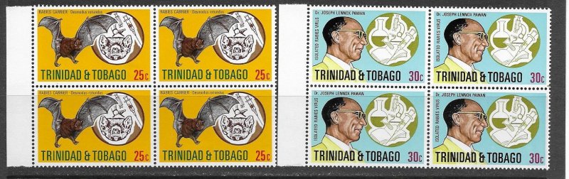 Trinidad & Tobago 249-50 MNH Bat cpl. set X 15 Sets vf.   2022 CV $ 15.00