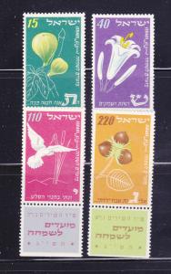 Israel 66-69 With Tabs Set MH Jewish New Year (A)