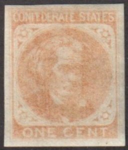 US Back Of Book - Confederate States of America 14 F-VF NH