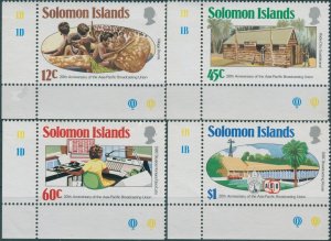 Solomon Islands 1984 SG524-527 Broadcasting set MNH