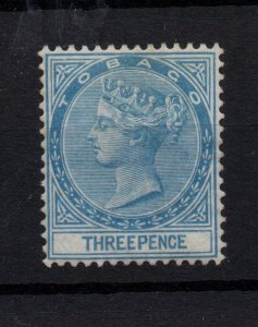 Tobago QV 1879 3d blue SG2 CC WMK mint LHM WS31184