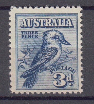 J38902, jlstamps,1928 australia set of 1 mh #95 bird