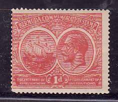 Bermuda-Sc#67- id6-unused no gum 1d KGV-1920-1-