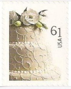 2009 Wedding Cake Single 61c Postage Stamp, Sc#4398, MNH, OG