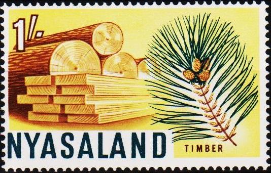 Nyasaland. 1964 1s S.G.205  Unmounted Mint