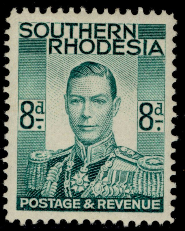 SOUTHERN RHODESIA GVI SG45, 8d emerald-green, M MINT. 