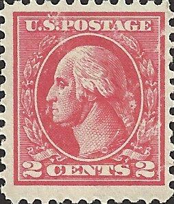 # 528B MINT FAULT CARMINE GEORGE WASHINGTON