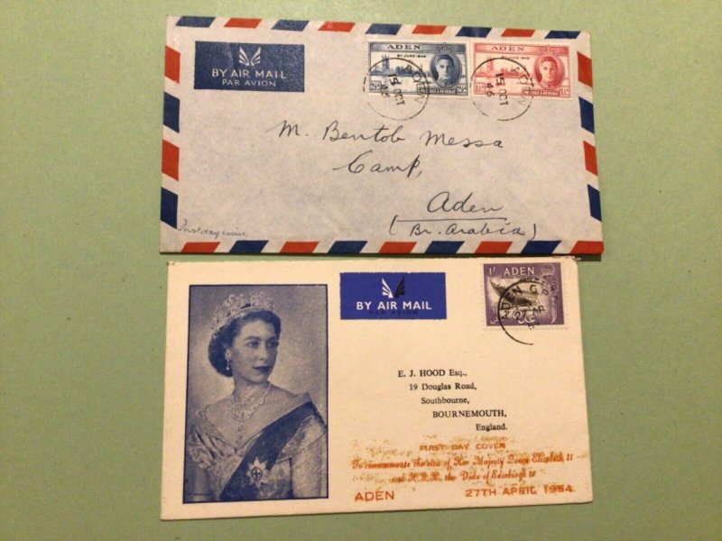 Aden 2 souvenir covers  A6548