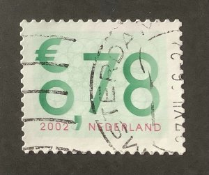 Netherlands 2002 Scott 1135 used - 0.78€, Numeral , standard letter