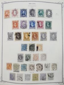 EDW1949SELL : BRAZIL Extensive Mint & Used collection on pages with many Better.