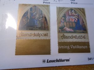 Aland  (Finland)  #  349-50  MNH
