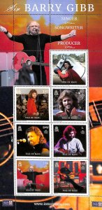 Isle of Man 2021, Sir Barry Gibb m/s, MNH