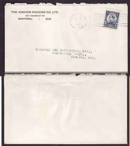 Canada-covers #9366 - 5c Edward VIII-York County-Toronto,Ont-Dec 5 1932-5c frank