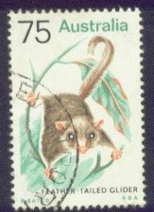 AUSTRALIA  572 USED 1974 75c FEATHERTAILED GLIDER