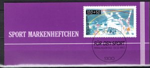 Germany Bund Scott # B667 (6), mint nh, for the sports booklet 1990