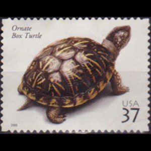 U.S.A. 2003 - Scott# 3818 Box Turtle 37c Used