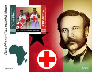 Guinea-Bissau - 2021 Red Cross, ICRC - Stamp Souvenir Sheet - GB210517b1