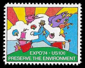 PCBstamps   US #1527 10c Expo 74, MNH, (26)