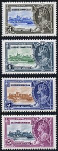 British Honduras SG143/6 1935 Silver Jubilee set of 4 M/Mint 