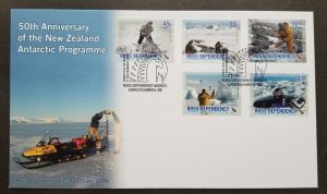 *FREE SHIP Ross Dependency 50th New Zealand Antarctic Programme 2006 (FDC) 