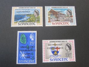 St Vincent 1969 Sc 268-71 set MNH