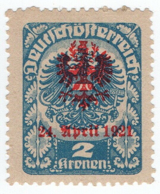 (I.B) Austria Postal : Unauthorised German Overprint 2k (1921)