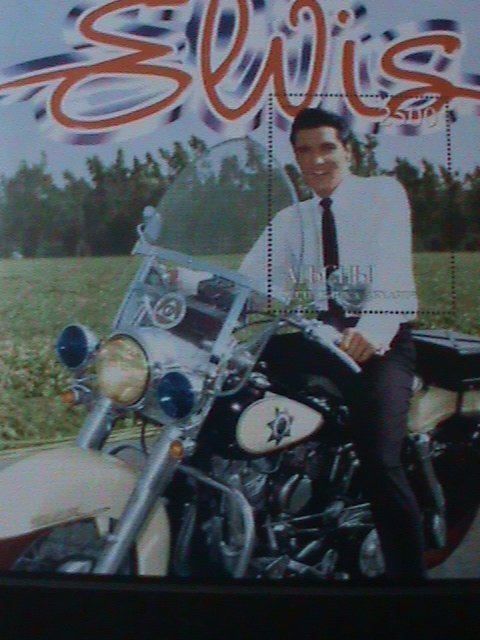 ​RUSSIA-AIbChbI-1999-ROCK & ROLL MOVIE STAR-ELVIS-MNH-S/S-VERY FINE