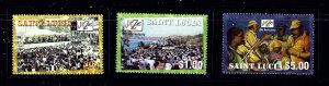 St Lucia 1136-38 MNH 2001 Jazz Festival