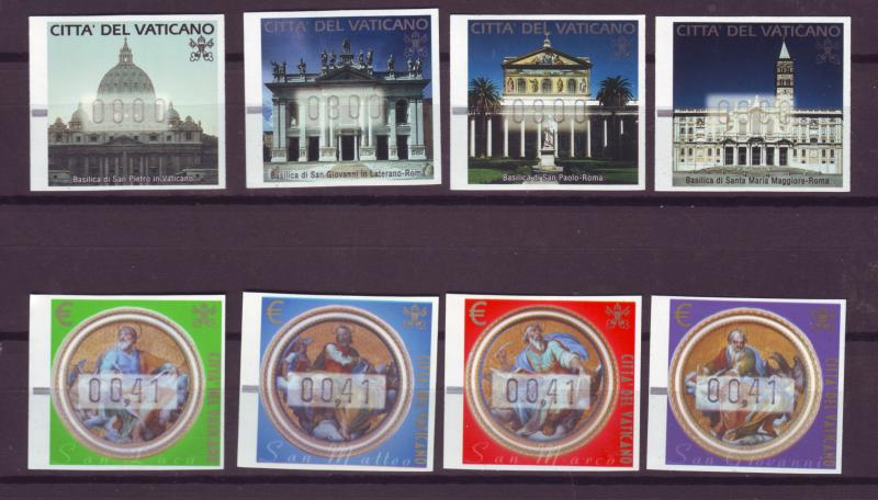 J16216 JLstamps vatican city mnh atm stamps