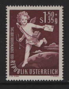 Austria  #B278  MNH   1952  Stamp Day