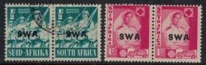 South West Africa #135-6*/u  CV $4.75