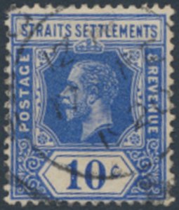 Straits Settlements    SC# 159   Used    wmk crown CA  see details & scans