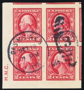 409, Used Block With Initials - Graded 100 PSE Certificate - Stuart Katz