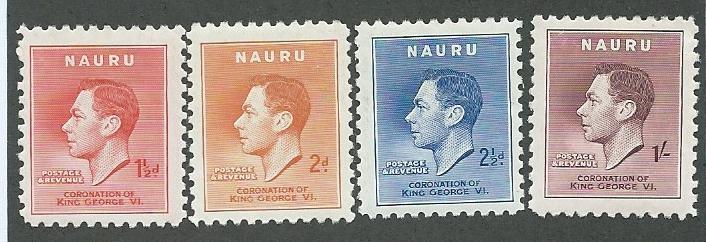 Nauru  Scott 35-38  Mint  Complete