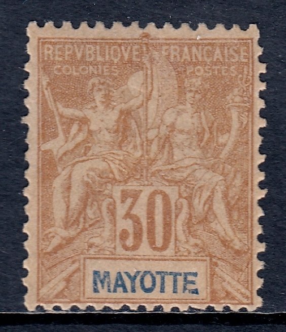 Mayotte - Scott #12 - MLH - Regummed - SCV $22