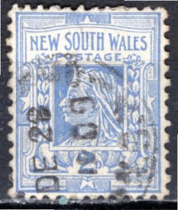 Australia - New South Wales; 1897: Sc. # 99b:  Used Single Stamp