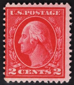 US #406 2c Carmine Washington Type I MINT NH SCV $15