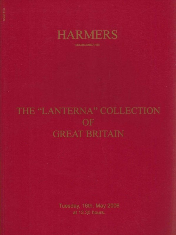 Lanterna Collection of Great Britain, Harmers London, Sale 4751, May 16, 2006