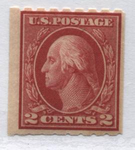 USA 1912 2 cents coil horizontal perf 8 1/2 unmounted mint NH