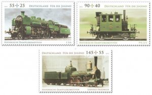 Scott #B1066-8 Historic Locomotives MNH